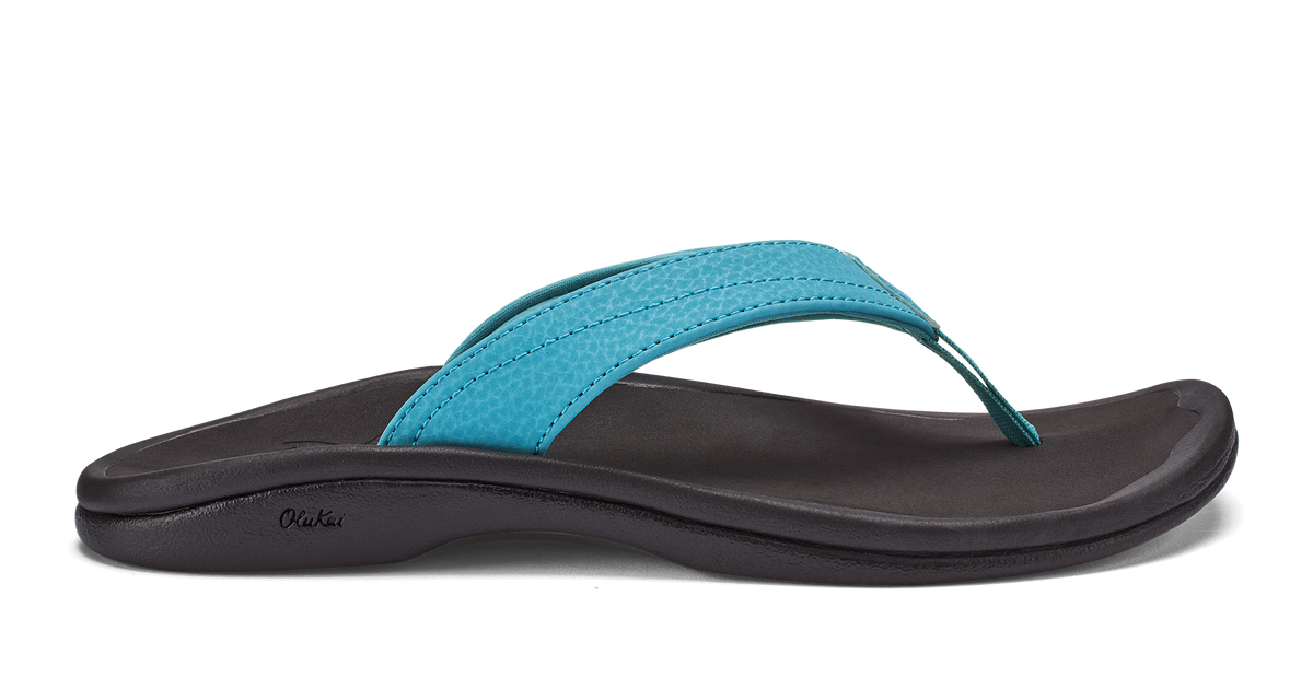 Womens teal flip flops hot sale
