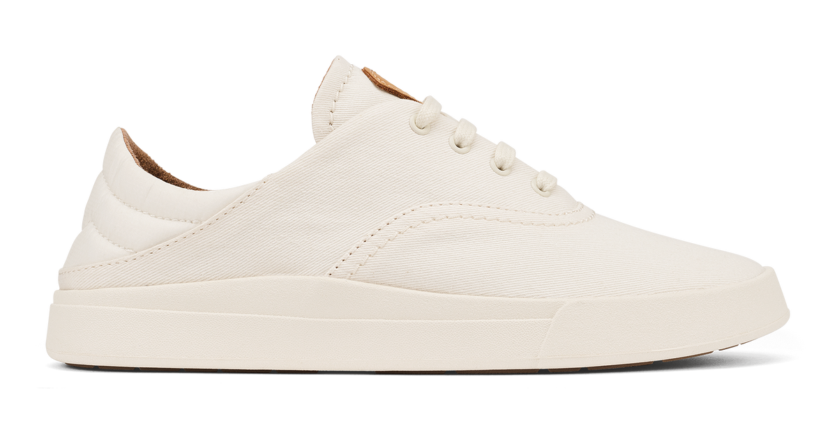 Kohu Women s Lightweight Canvas Sneakers Off White OluKai OluKai Australia