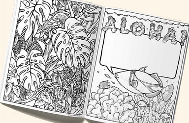 Spread Aloha With Wooden Wave's Hawaiian-Inspired Coloring Book